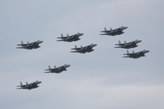 F-15編隊飛行