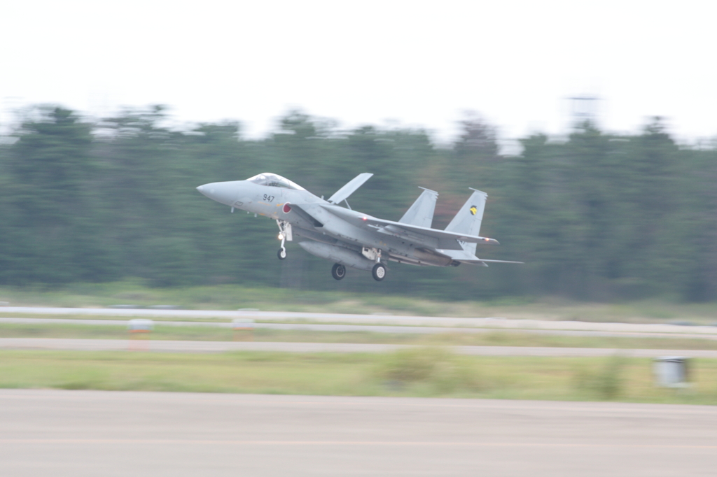 F-15着陸