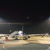 暗闇と旅客機