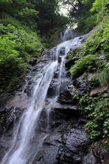 夏の三段滝