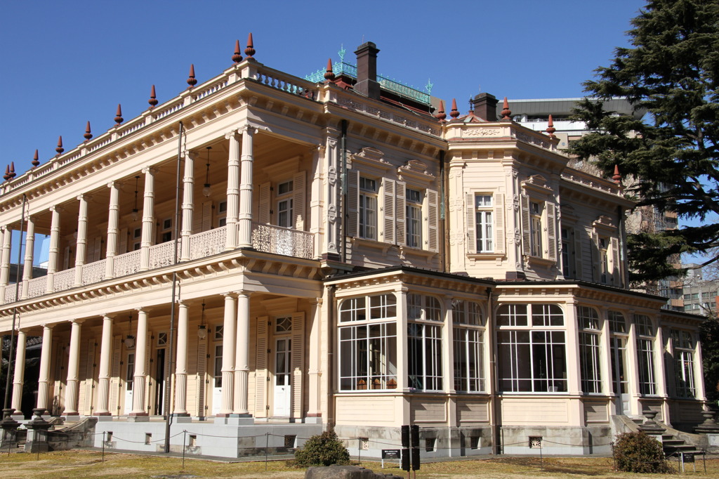 東京日帰り散歩^^。都立旧岩崎邸庭園