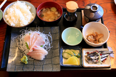 カンパチ刺定食