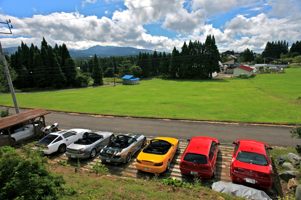 高原のカフェテラス