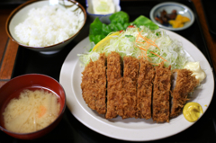 特選リブロースカツ定食