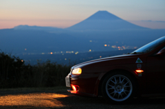 夕暮れドライブ