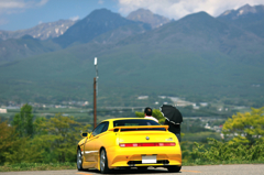 八ヶ岳とAlfa Romeo