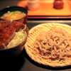 蕎麦とソースかつ丼