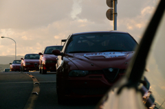 夕暮れツーリング