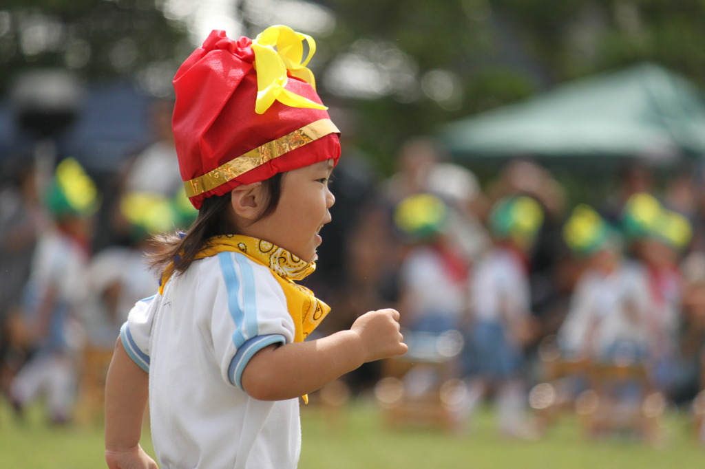 初めての運動会