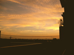 夕暮れ
