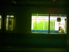 夜の電車