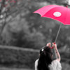 赤 い 傘