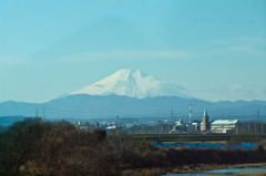 車中からの富士山