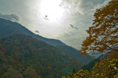 秋山郷の山並