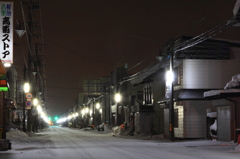 真夜中の街