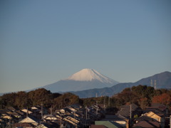 富士山をのぞむ街３