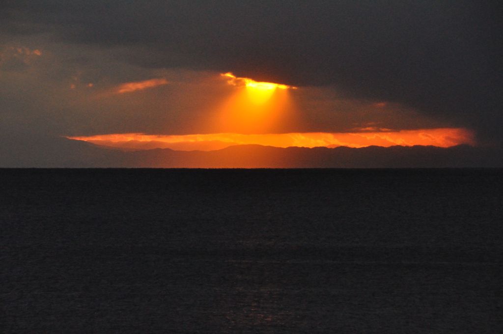 希望の夕日