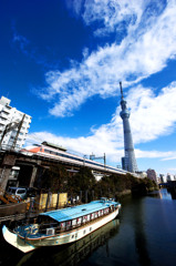 源森橋情景〜雲龍