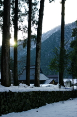 日没の山郷