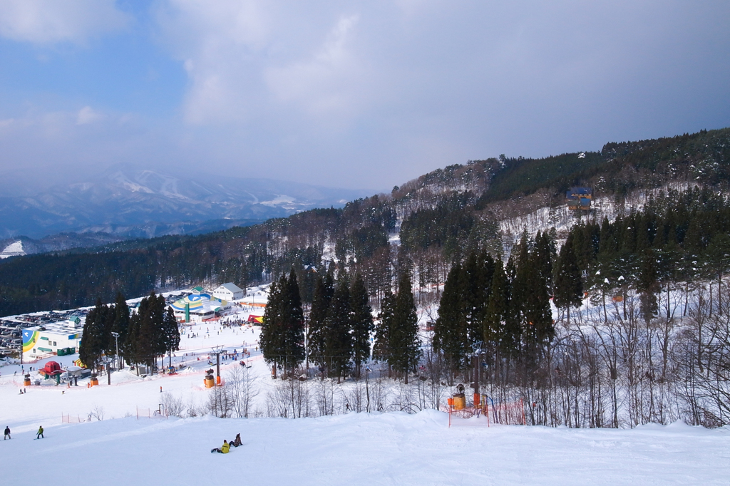 鷲ヶ岳、快晴です