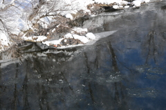 「厳冬の岸辺」