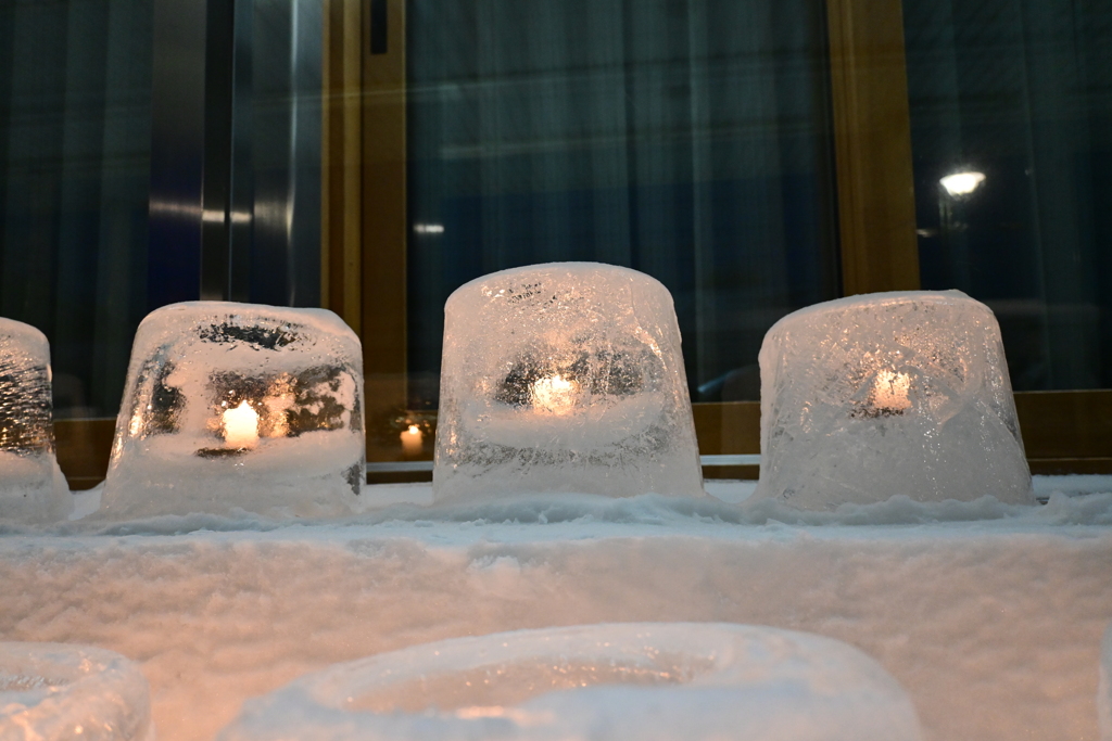 「アイスキャンドル」