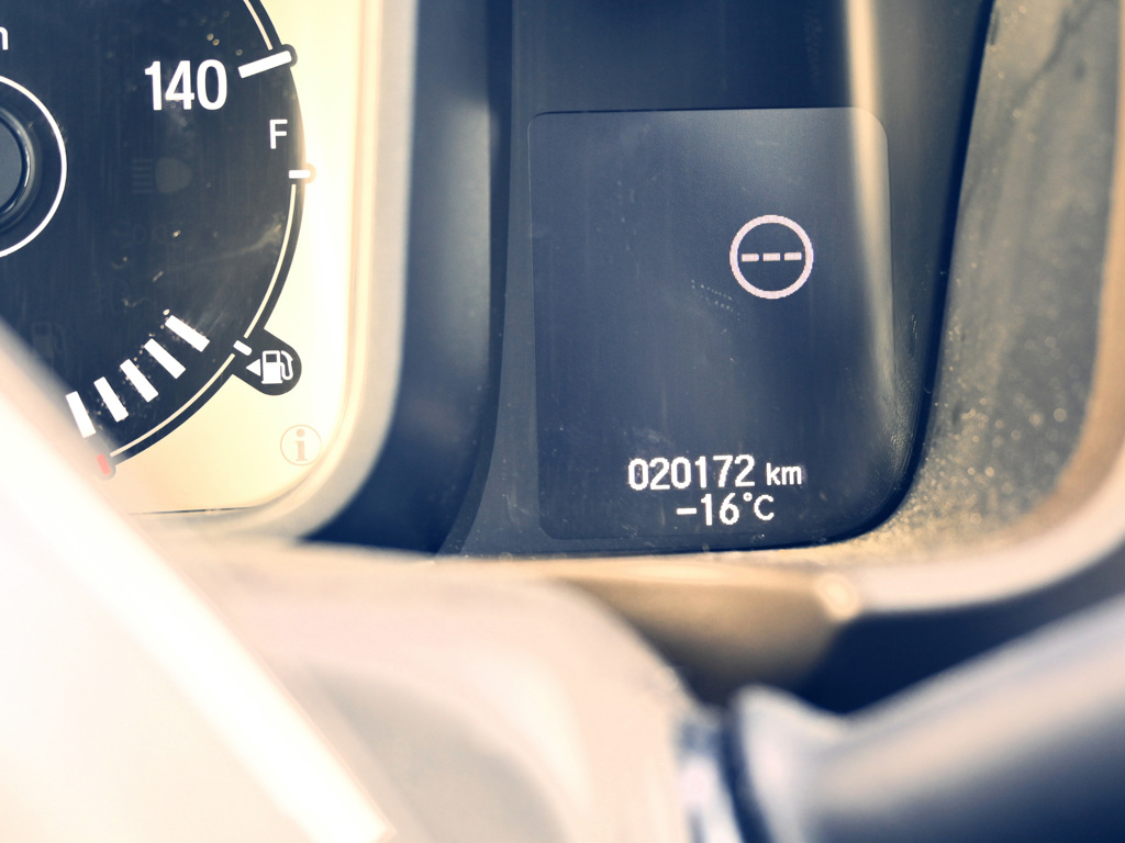 「外気温低下中」