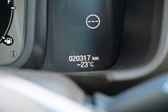 「外気温低下中」