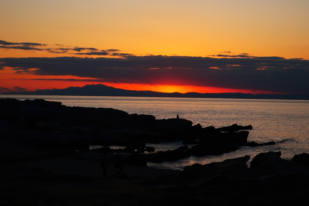 城ケ島夕陽