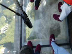 張家界ガラスの道