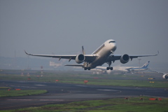 シンガポール航空　羽田イノベーションセンター足湯から