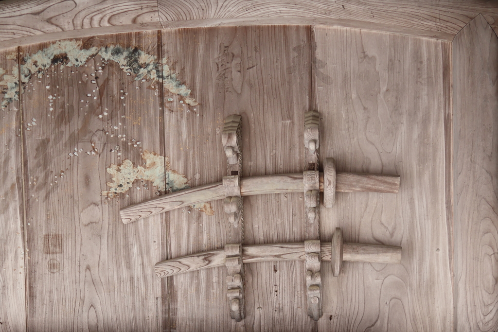 馬見岡綿向神社 絵馬殿の刀