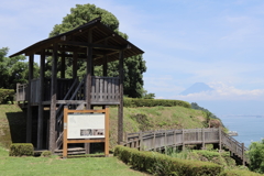 長浜城(富士山遠景)