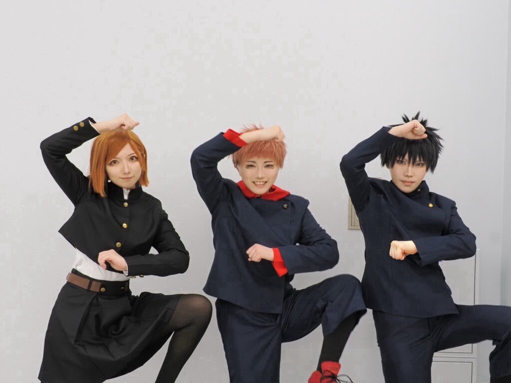 sh˖さん（釘崎)、藤笑さん（虎杖）、610さん（伏黒)です。