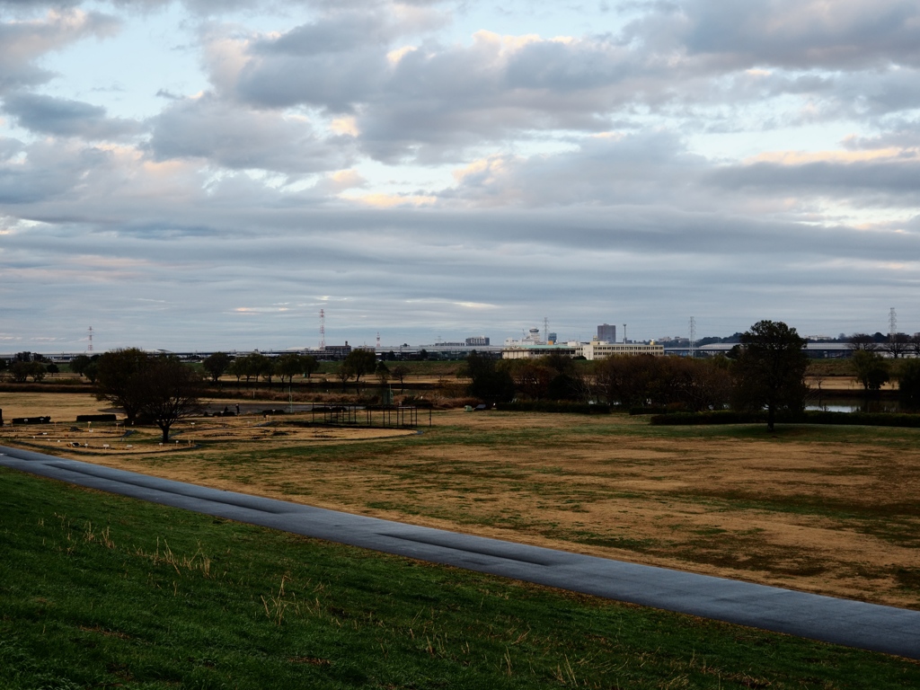 雨上がりの江戸川1