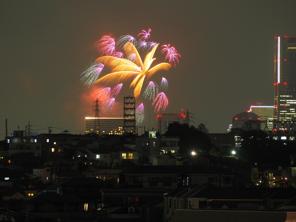 初めての花火撮影