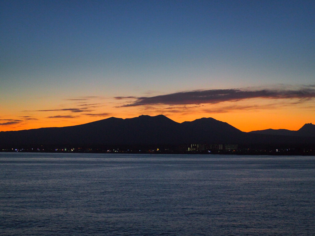 樽前山・太平洋フェリーにて