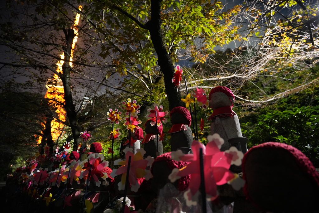 増上寺子育地蔵と東京タワー
