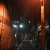 オレンジ街頭