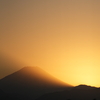 富士の夕暮れ