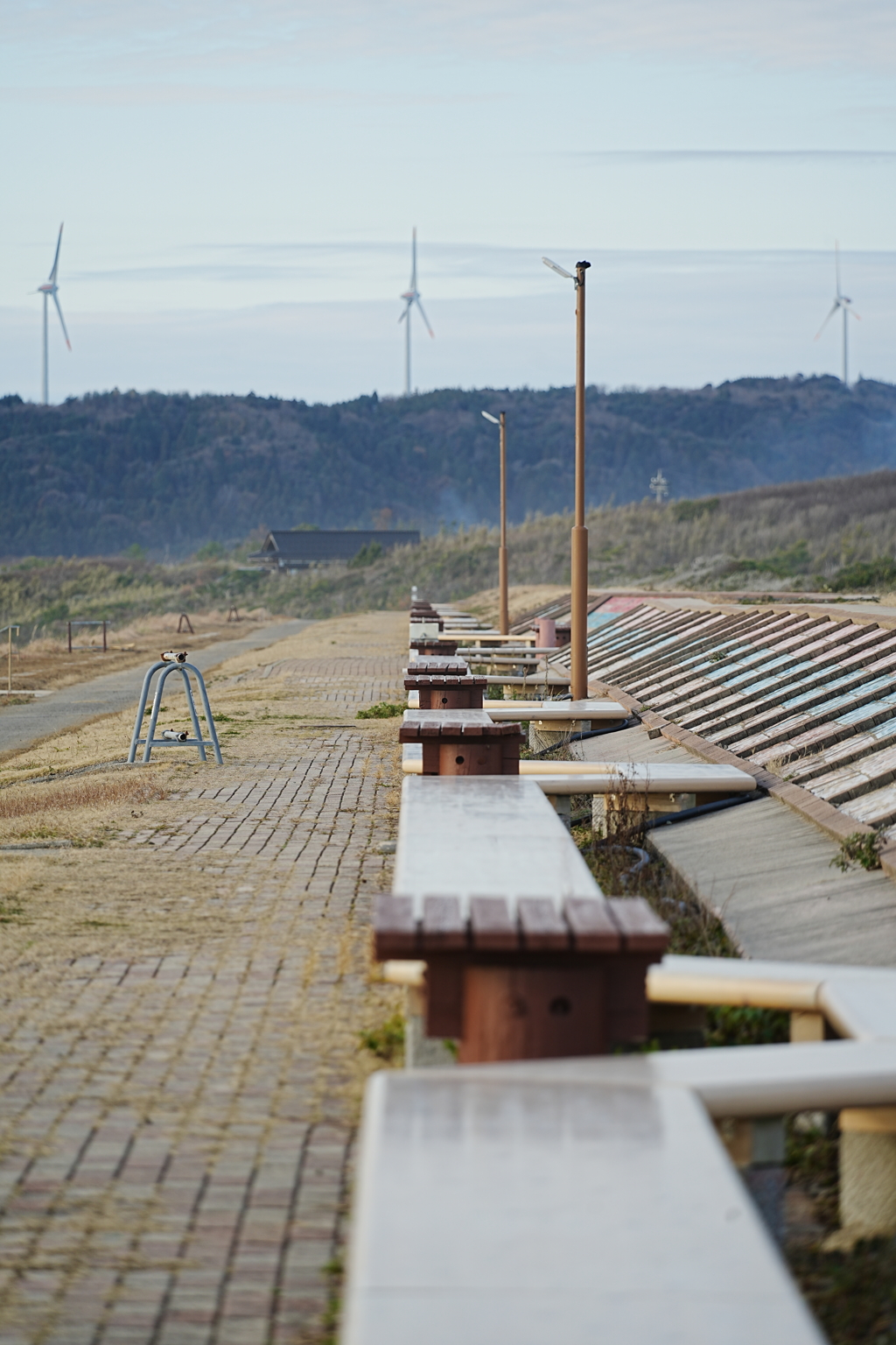 石川県　世界で一番長いベンチ