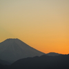 富士の夕暮れ