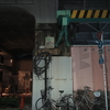 自転車のたまり場