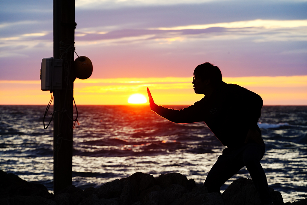石川県　安部屋地区の弁天島