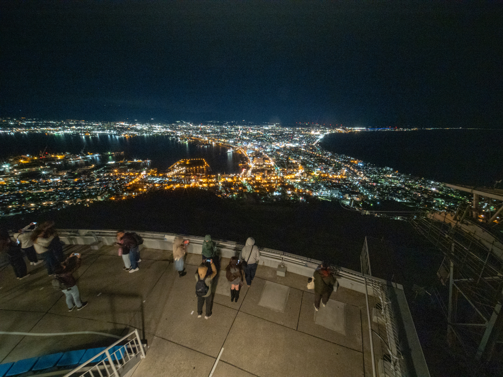 函館夜景（函館山展望台より）