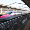 こまちはやぶさ編成の通過２（福島駅）