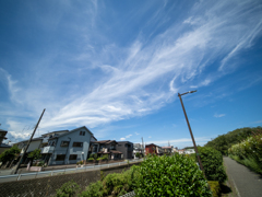 今日の散歩の途中４：見慣れぬ雲
