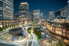 東京駅夜景