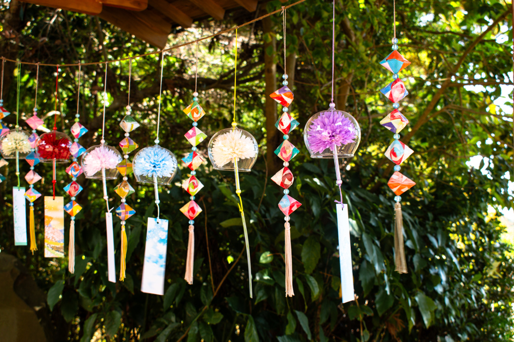 近所の神社にて