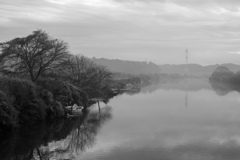 濃霧風景モノクローム2